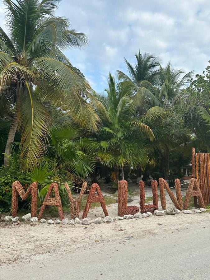 Ecological Hotel Maya Luna Mahahual Bagian luar foto