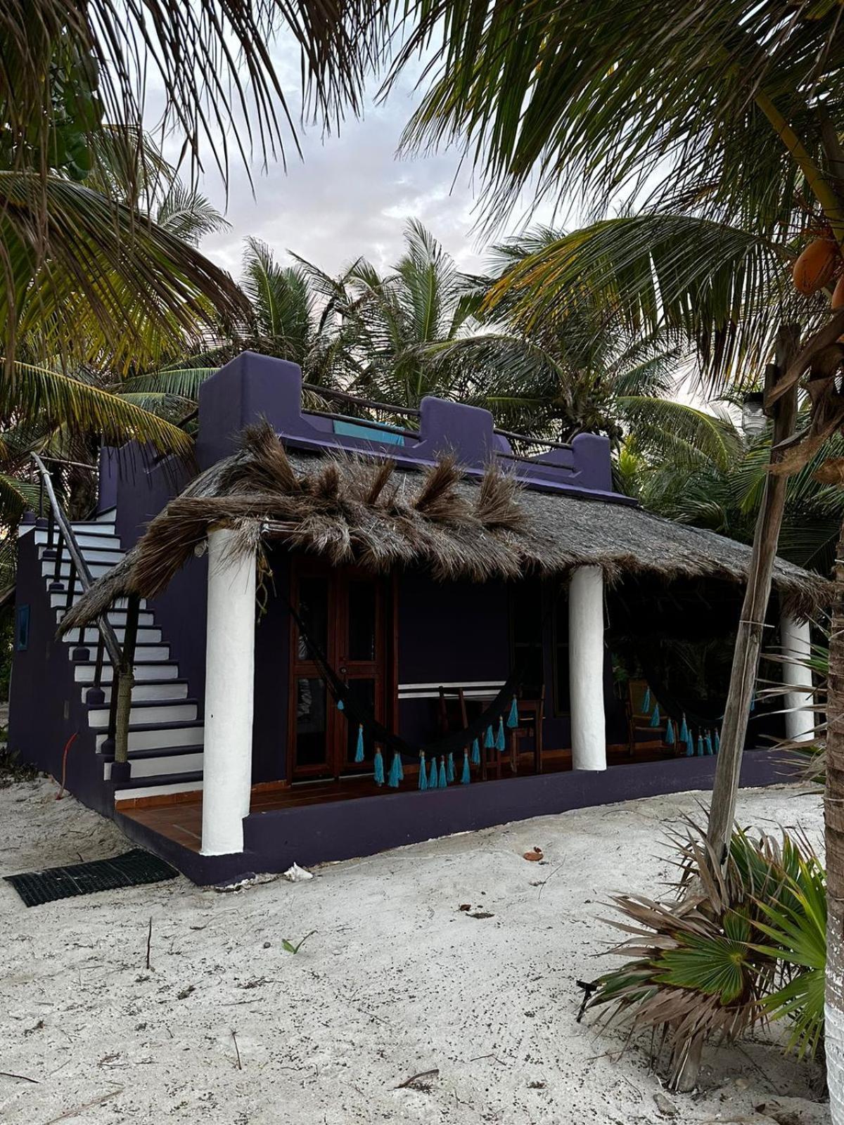 Ecological Hotel Maya Luna Mahahual Bagian luar foto