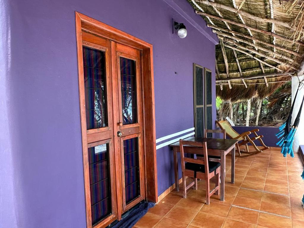 Ecological Hotel Maya Luna Mahahual Bagian luar foto